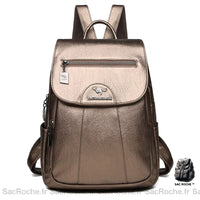 Sac à dos femme urbain cuir - modèle Doré - Sac Roche ™