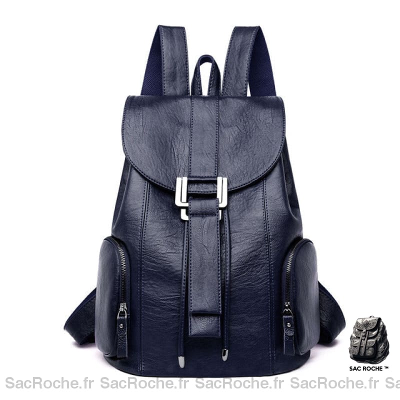 Sac À Dos Femme Ville - Grande Capacité Sac Dos Ville Femme Grande Capacité Bleu Marine A