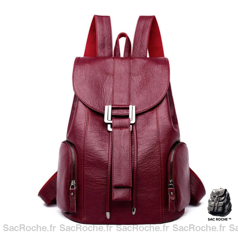 Sac À Dos Femme Ville - Grande Capacité Sac Dos Ville Femme Grande Capacité Rouge A