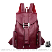 Sac à Dos Femme Ville - Grande Capacité  

sac à dos ville femme grande capacité - modèle Rouge - Sac Roche ™
