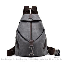 Sac à dos femme ville - modèle Gris - Sac Roche ™