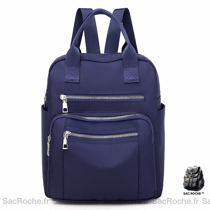 Sac à dos femme décontracté idéal pour voyage - Bleu - Sac à dos Sac à main