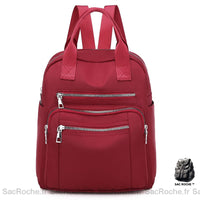 Sac à dos femme voyage décontracté - modèle Rouge - Sac Roche ™
