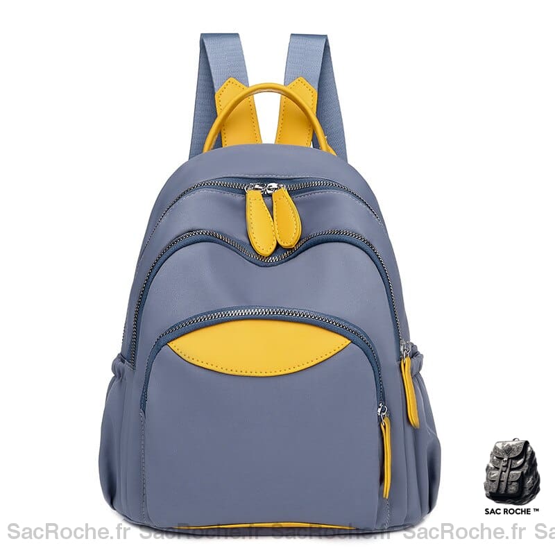 Sac À Dos Femme Voyage Petit Bleu / 26X13X27Cm Petit Dos Femme