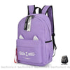 Sac À Dos Fille Chat Mignon École Primaire Violet Sacs Dos Scolaire
