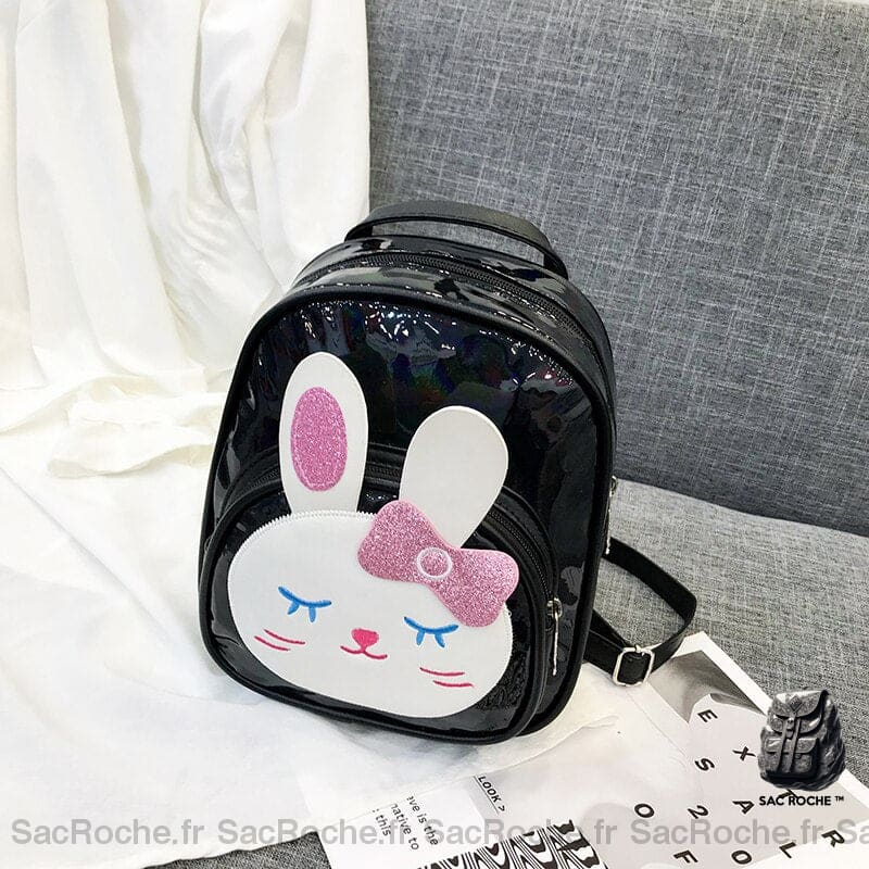 Sac À Dos Fille Cuir Réfléchissant Lapin Enfant