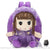 Sac à Dos Fille Jolie Poupée Maternelle - modèle Violet - Sac Roche ™