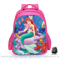 Sac à dos fille La Petite Sirène - modèle Bleu Foncé - Sac Roche ™