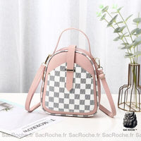 Sac à Dos Fille Mini - modèle Rose et blanc - Sac Roche ™