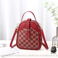 Sac à Dos Fille Mini - modèle Rouge et rouge - Sac Roche ™