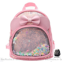 Sac à dos fille nœud - modèle Rose Foncé - Sac Roche ™