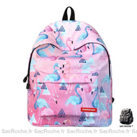 Sac à dos Flamant rose épuré - modèle Violet - Sac Roche ™