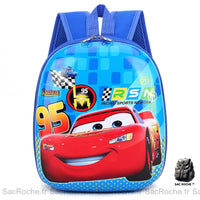 Sac à dos Flash McQueen pour garçon - Bleu - Sac à dos scolaire Sac à dos fille