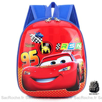 Sac à dos Flash McQueen garçon - modèle Rouge - Sac Roche ™