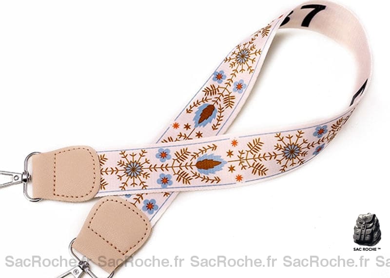 Sac À Dos Fleurs Femme Brodé