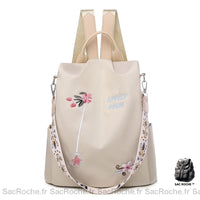 Sac à dos fleurs femme brodé - Sac Roche ™