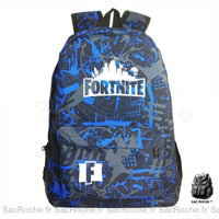 Sac à dos Fortnite bleu/noir - Sac Roche ™