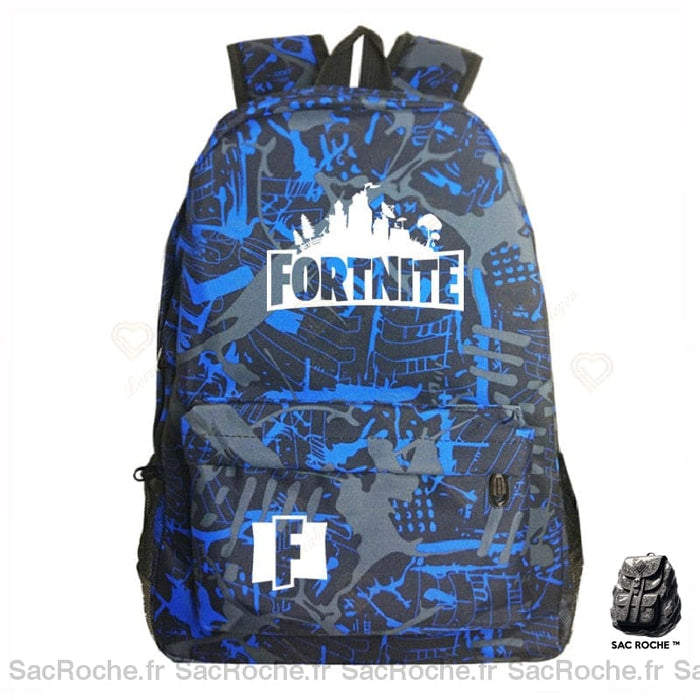 Sac À Dos Fortnite Bleu/Noir Ado