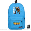 Sac à dos Fortnite Highlights bleu avec une image de Fortnite avec un fond blanc