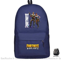 Sac à dos Fortnite Camouflage - modèle Bleu Foncé - Sac Roche ™