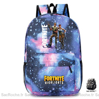 Sac à dos Fortnite Camouflage - modèle Violet - Sac Roche ™