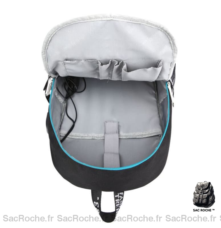 Sac À Dos Fortnite Noir Usb Enfant