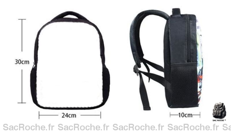 Sac À Dos Fortnite Noir/Orange Enfant