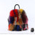 Sac à dos fourrure - modèle Rouge - Sac Roche ™