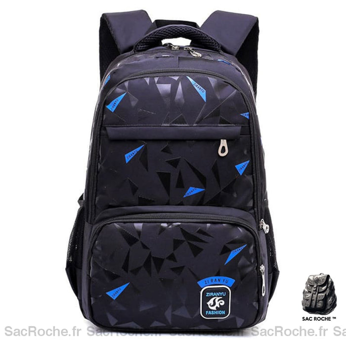 Sac À Dos Garçon Ergonomique - Grande Capacité École Primaire Bleu Sacs Dos Scolaire