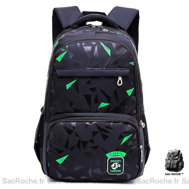 Sac À Dos Garçon Ergonomique - Grande Capacité École Primaire Vert Sacs Dos Scolaire