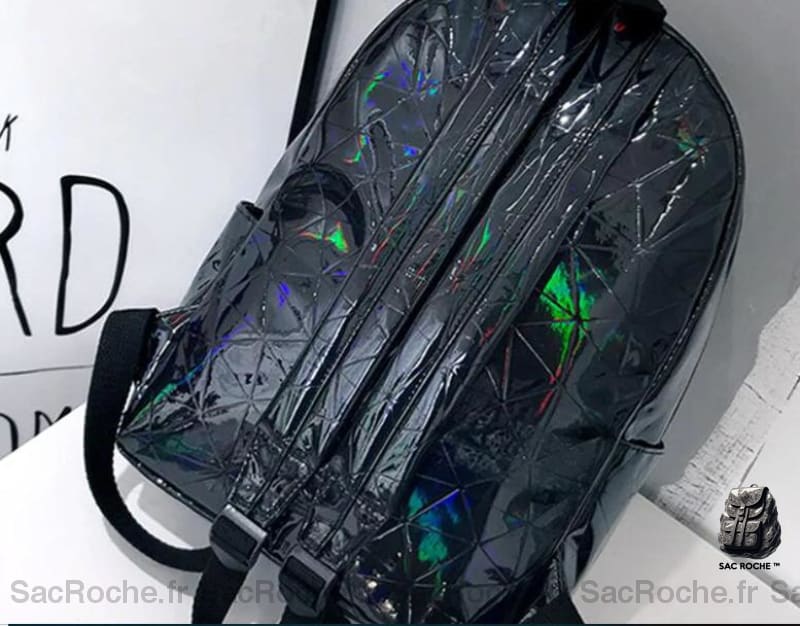 Sac À Dos Géométrique Holographique Enfant