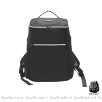 Sac à dos glacière compacte - modèle Noir - Sac Roche ™