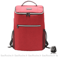 Sac À Dos Glacière Compacte Rouge Isotherme