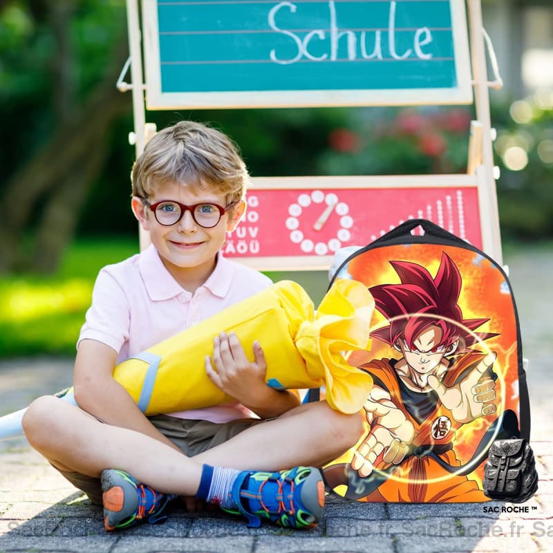 Sac À Dos Goku Super Saiyan God Enfant