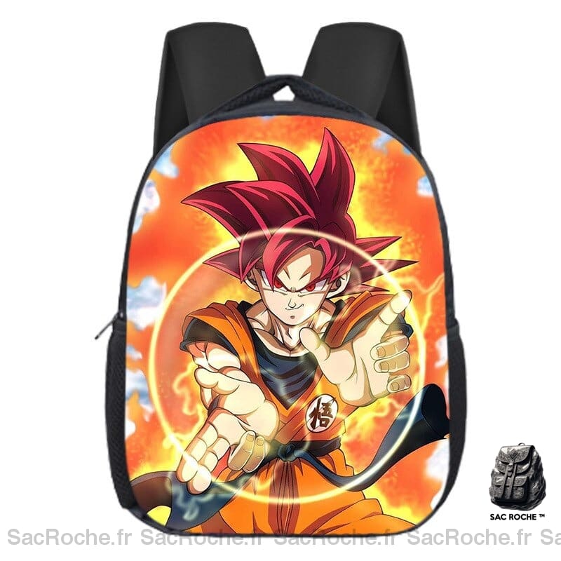Sac À Dos Goku Super Saiyan God Enfant