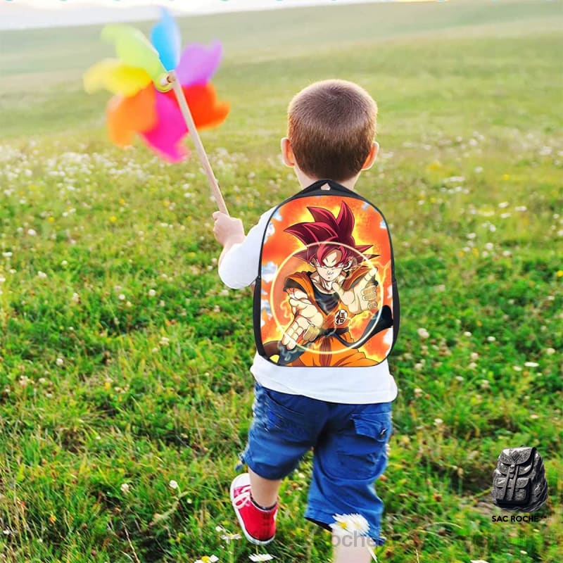 Sac À Dos Goku Super Saiyan God Enfant