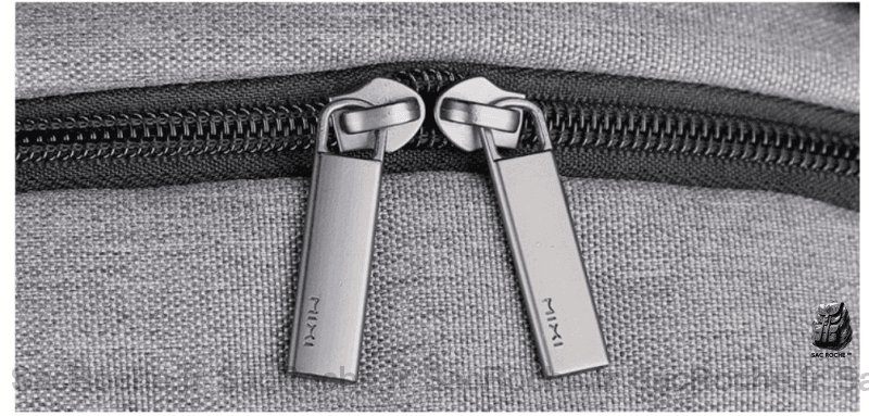 Sac À Dos Gris Avec Port Usb Homme