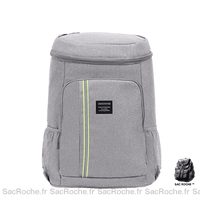 Sac À Dos Gris Lunch Box Dos Isotherme