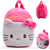 Sac à dos Hello Kitty enfant peluche - modèle Rose Foncé - Sac Roche ™