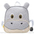 Sac à dos hippopotame enfant - modèle Gris - Sac Roche ™