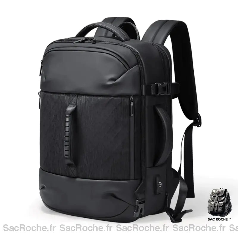 Sac À Dos Homme 17 Pouces Noir Sac Ordinateur