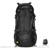 Sac à dos homme 50L randonnée - modèle Noir - Sac Roche ™