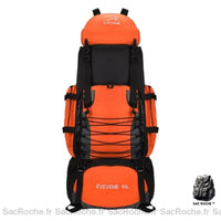 Sac à dos homme 90L randonnée - modèle Orange - Sac Roche ™