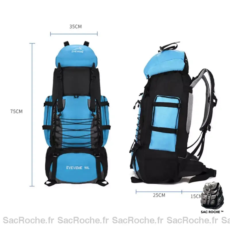 Sac À Dos Homme 90L Randonnée Sport