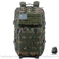 Sac à dos homme camo militaire - Sac Roche ™