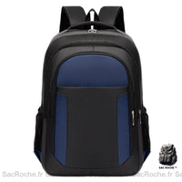 Sac à dos homme classique en cuir - modèle Bleu - Sac Roche ™