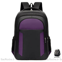Sac à dos homme classique en cuir - modèle Violet - Sac Roche ™