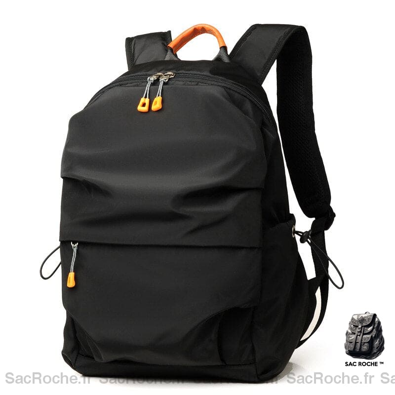 Sac À Dos Homme Compact Classique Noir Petit