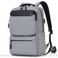 Sac À Dos Homme Confortable 20L Gris Sac A Dos Ordinateur