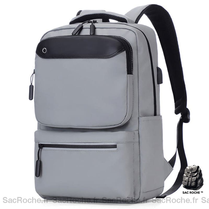 Sac À Dos Homme Confortable 20L Gris Sac A Dos Ordinateur